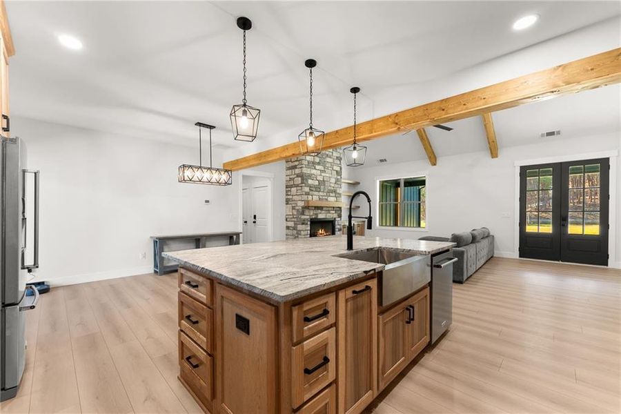 Furnished interior view inside a new home in , Sautee Nacoochee (Image 20). Furnished interior view inside a new home in , Sautee Nacoochee (Image 20).