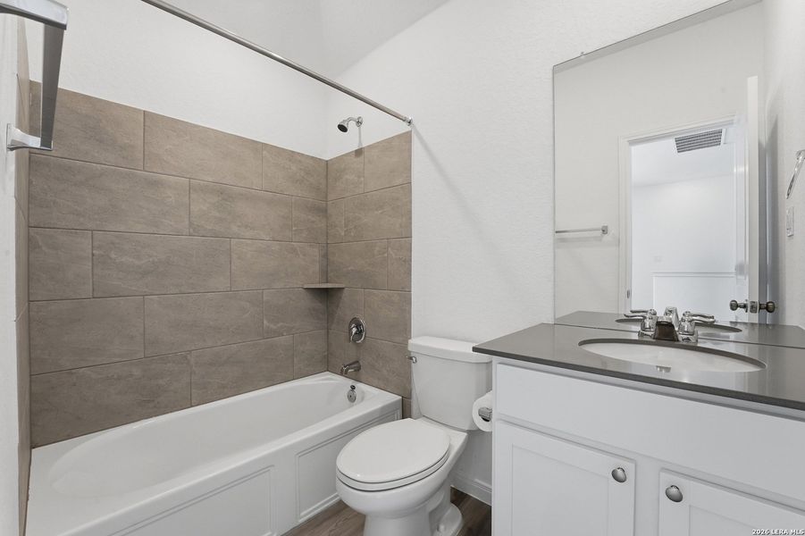 Furnished interior view inside a new home in Guadalupe Heights, Seguin (Image 6).