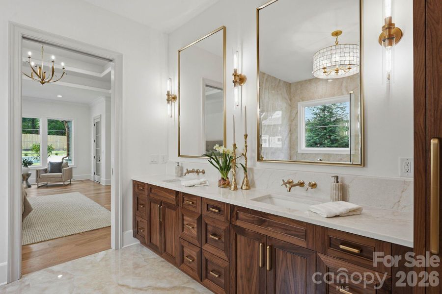 Furnished interior view inside a new home in , Charlotte (Image 40).