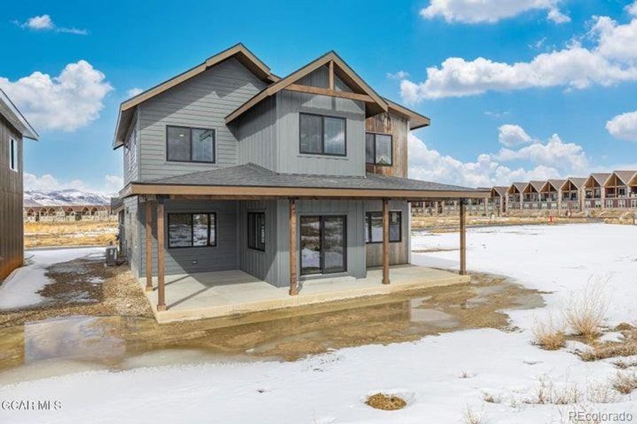 In-progress construction of a new home in , Granby, CO (Image 36).