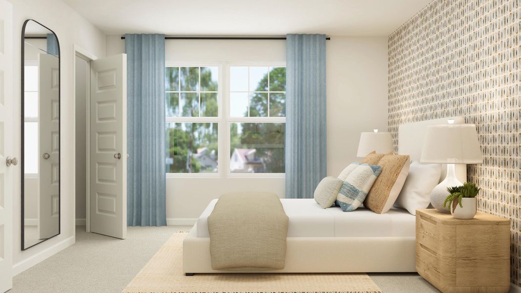 Furnished interior view inside a new home in Dawson Pointe, Summerville (Image 8).
