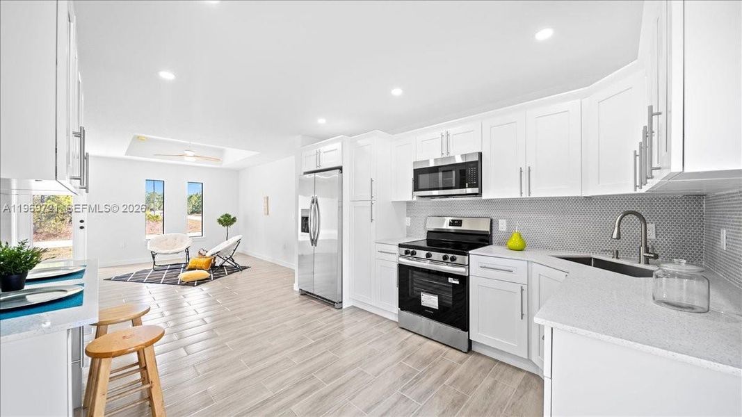 Furnished interior view inside a new home in , Lehigh Acres (Image 12).