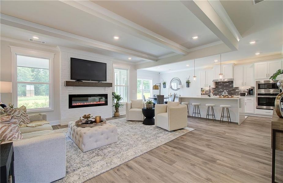 Furnished interior view inside a new home in Fowler Farms, Auburn (Image 11).