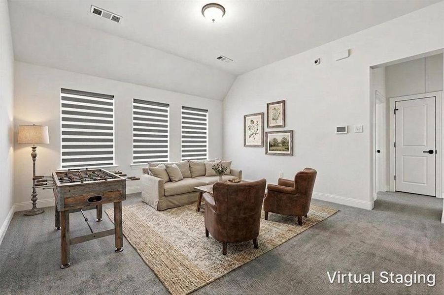 Furnished interior view inside a new home in , Northlake (Image 6). Furnished interior view inside a new home in , Northlake (Image 6).