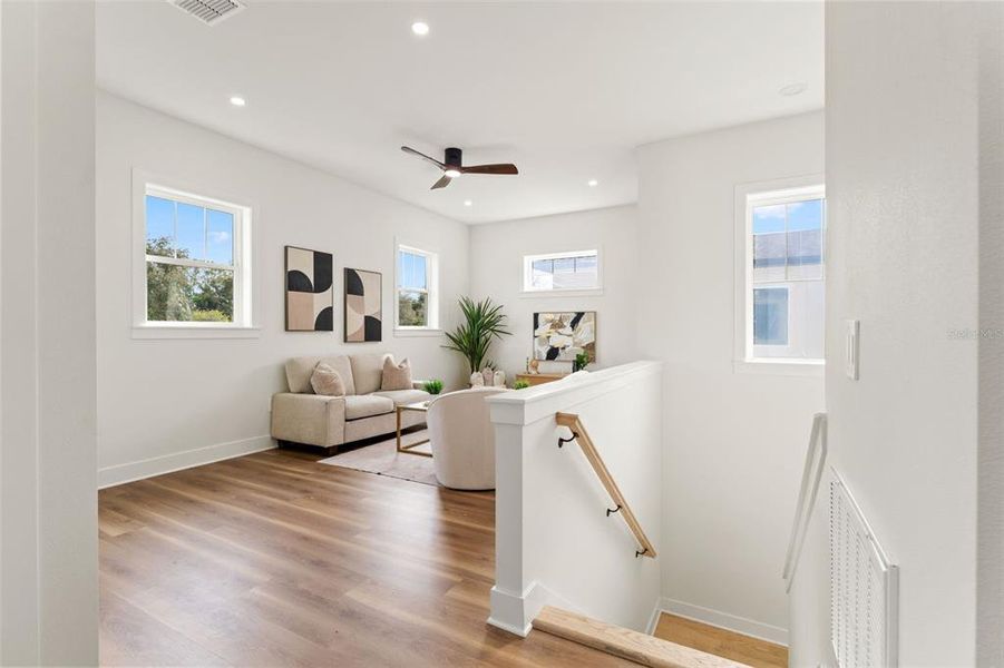 Furnished interior view inside a new home in , Seminole (Image 32).