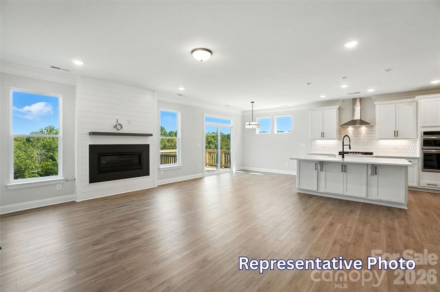 Spacious, unfurnished interior of a new home in Enclave at Riverdale, Huntersville (Image 26).