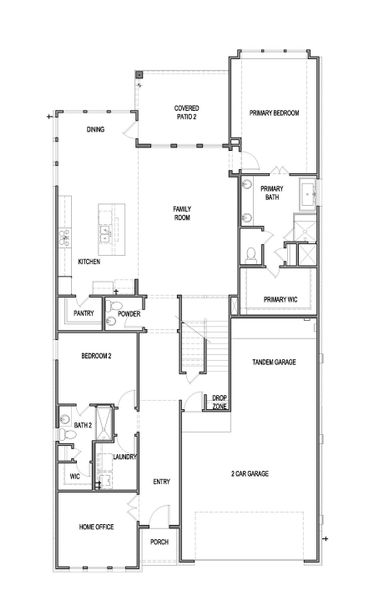 2D floor plan layout of this home in Blackhawk, Pflugerville, TX (Image 2). 2D floor plan layout of this home in Blackhawk, Pflugerville, TX (Image 2).