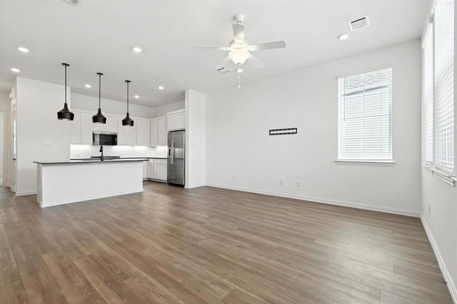To the left of the kitchen wall is the walk in pantry. So much space and the place you would like to call home