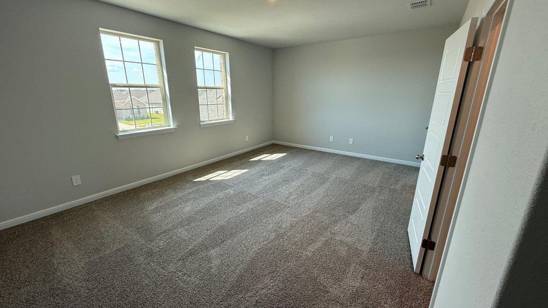 Representative unfurnished interior of a home built from the GREENVILLE by D.R. Horton in Saratoga, Granbury (Image 9). Representative unfurnished interior of a home built from the GREENVILLE by D.R. Horton in Saratoga, Granbury (Image 9).