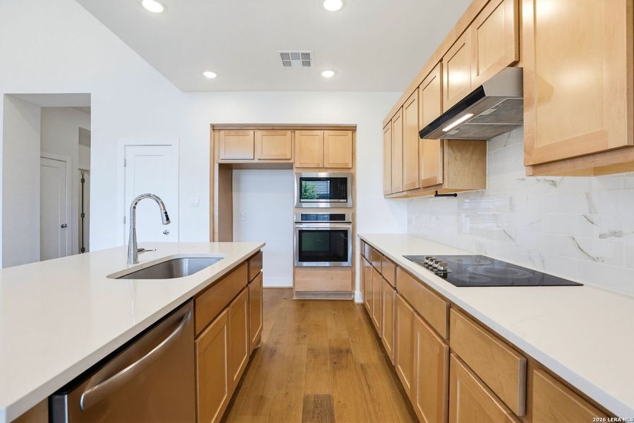 Furnished interior view inside a new home in Alsatian Oaks, Castroville (Image 11).