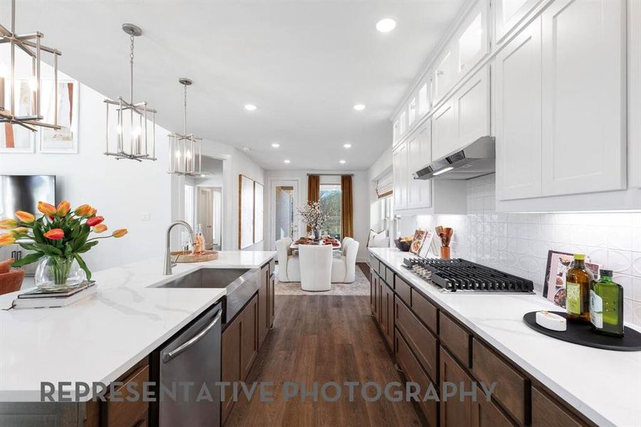 Furnished interior view inside a new home in Aster Park, McKinney (Image 7).
