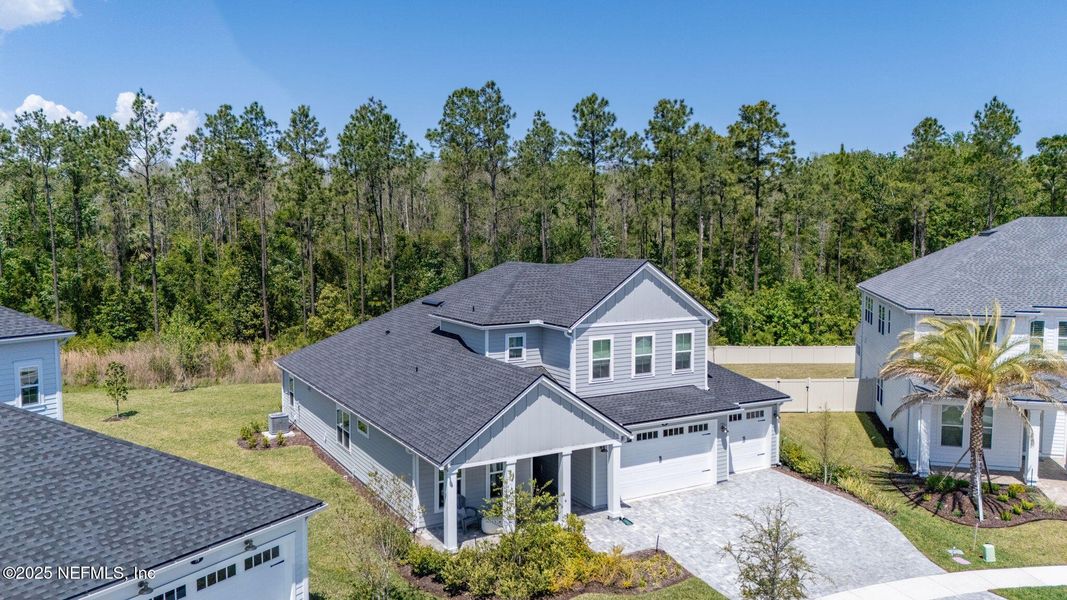 Front exterior of a new home in , St. Augustine, FL, highlighting curb appeal (Image 20).