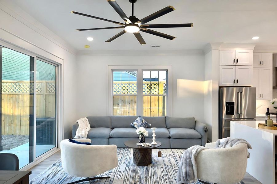 Furnished interior view inside a new home in , North Charleston (Image 4).