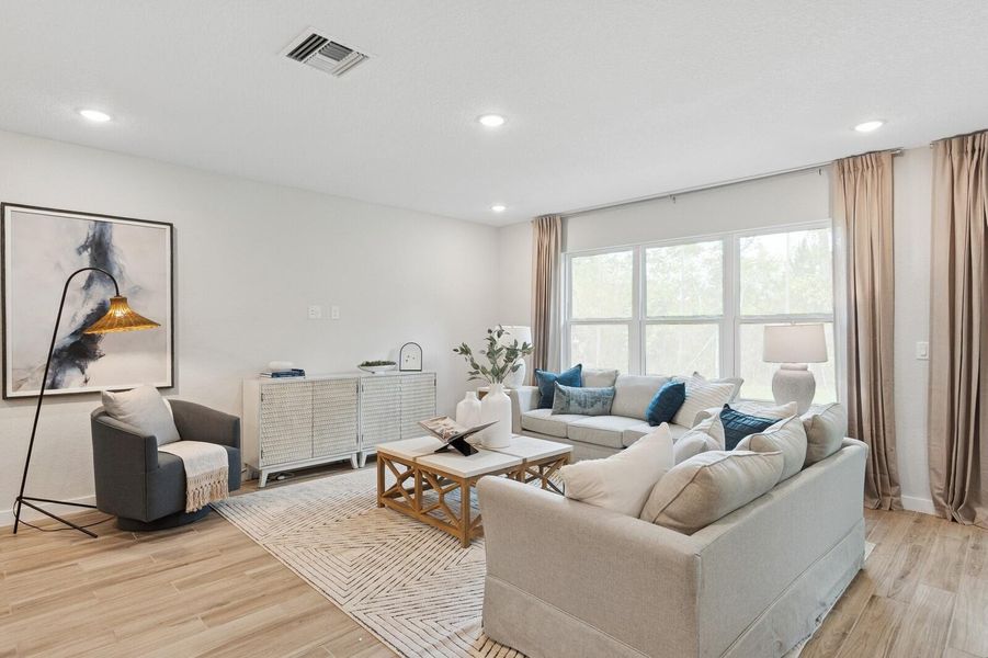 Furnished interior view inside a new home in , Port St. Lucie (Image 10).