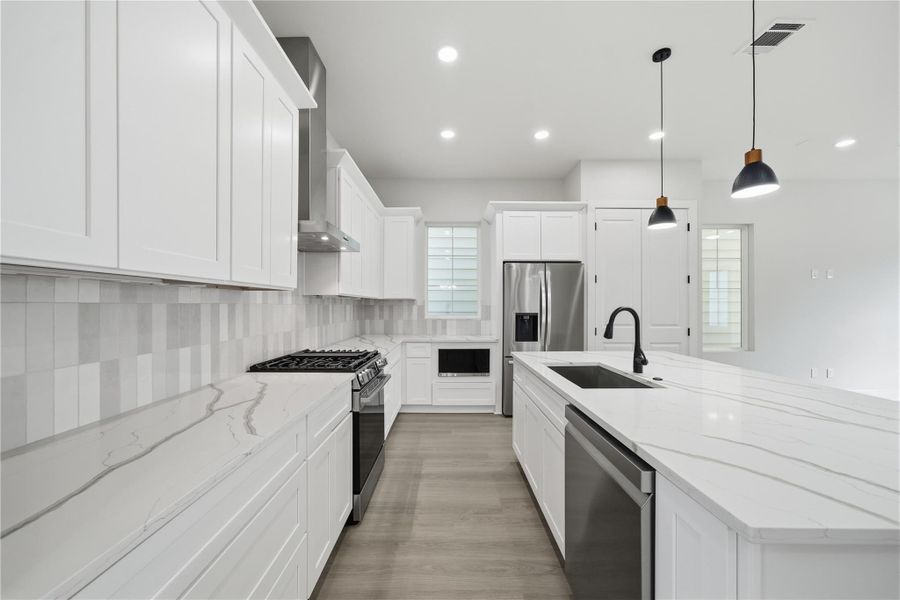 Furnished interior view inside a new home in , Houston (Image 6). Furnished interior view inside a new home in , Houston (Image 6).