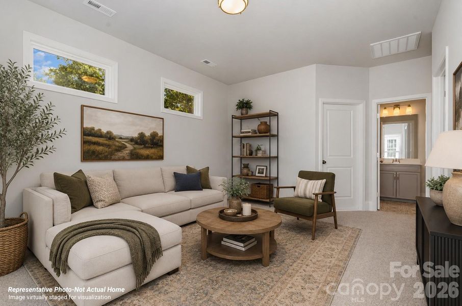 Loft-Merlot-Virtually Staged