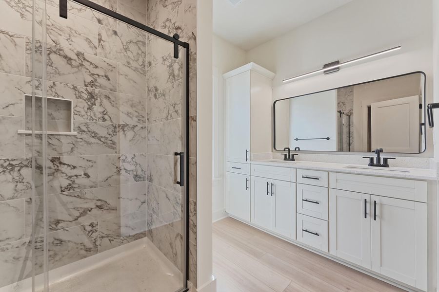 Furnished interior view inside a new home in , North Charleston (Image 8).