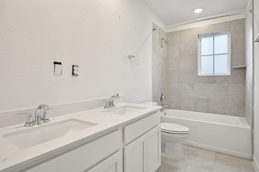 Furnished interior view inside a new home in Pine Lake Cove - Classic Series, Montgomery (Image 12).