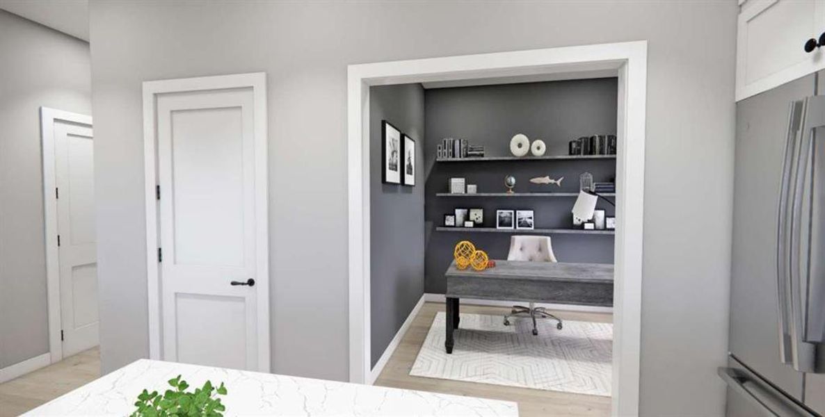 Furnished interior view inside a new home in , Carrollton (Image 39).