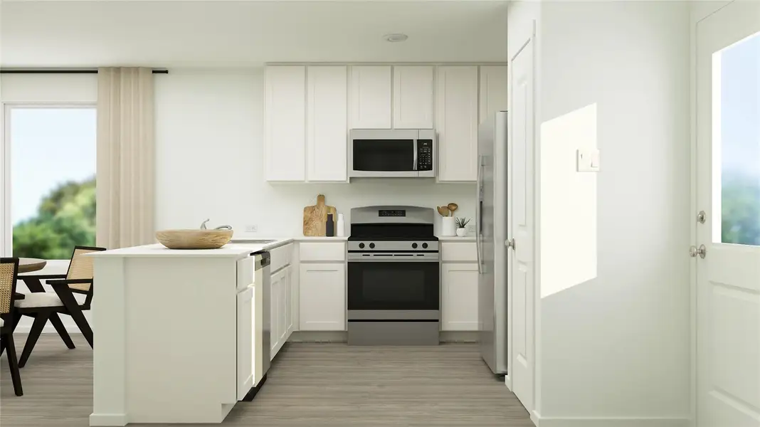 Furnished interior view inside a new home in , Jarrell (Image 4).