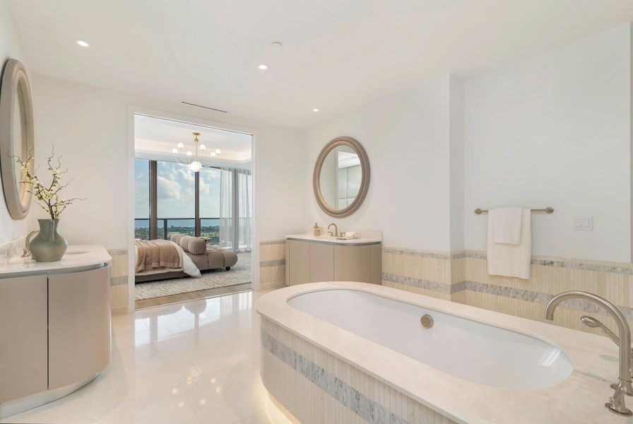 Furnished interior view inside a new home in , West Palm Beach (Image 18). Furnished interior view inside a new home in , West Palm Beach (Image 18).