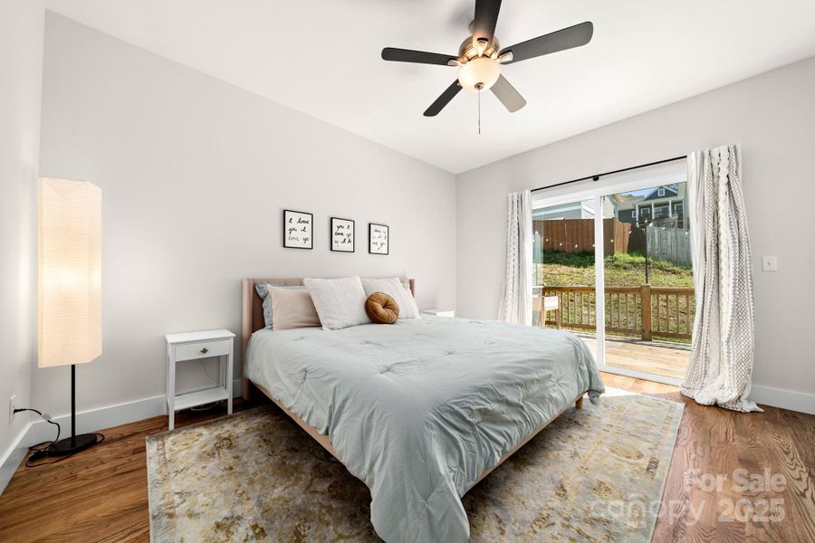 Deck access from the Primary Bedroom Deck access from the Primary Bedroom