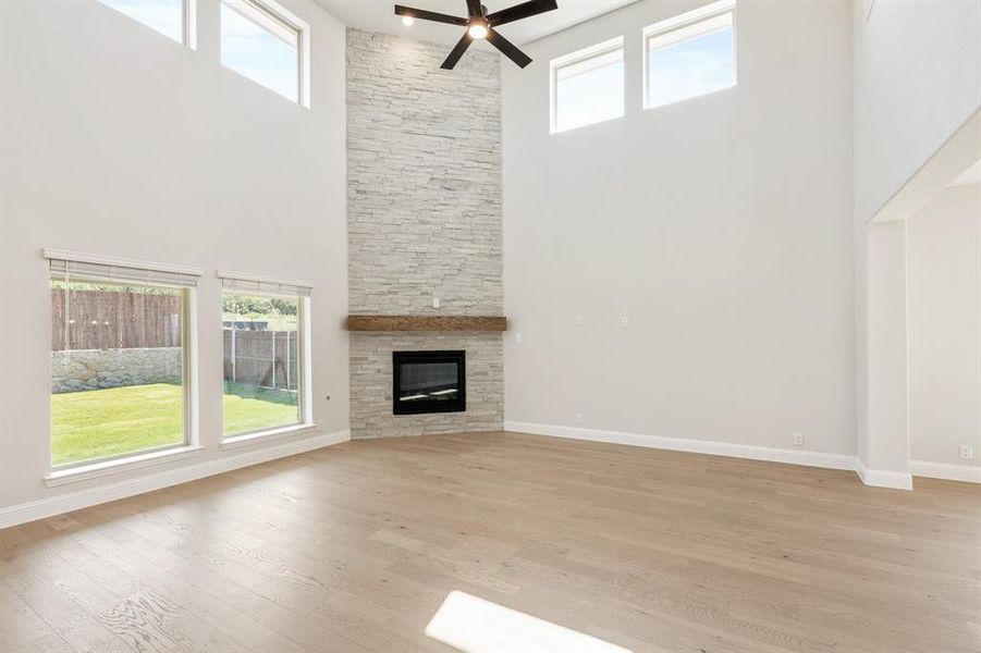 Spacious, unfurnished interior of a new home in Parks at Panchasarp Farms 65, Burleson (Image 22). Spacious, unfurnished interior of a new home in Parks at Panchasarp Farms 65, Burleson (Image 22).