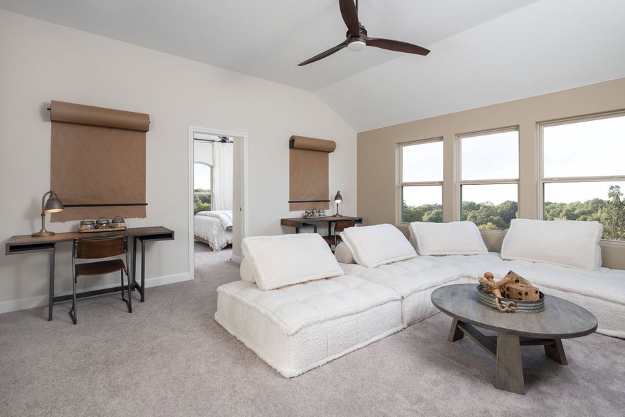 Representative furnished interior of a home built from the Odessa by Ashton Woods in Austin Point, Richmond (Image 10). Representative furnished interior of a home built from the Odessa by Ashton Woods in Austin Point, Richmond (Image 10).