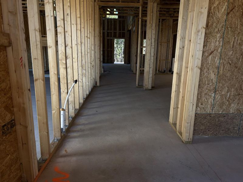 In-progress construction of a new home in Tea Farm: Presidents Series, Ravenel, SC (Image 73).