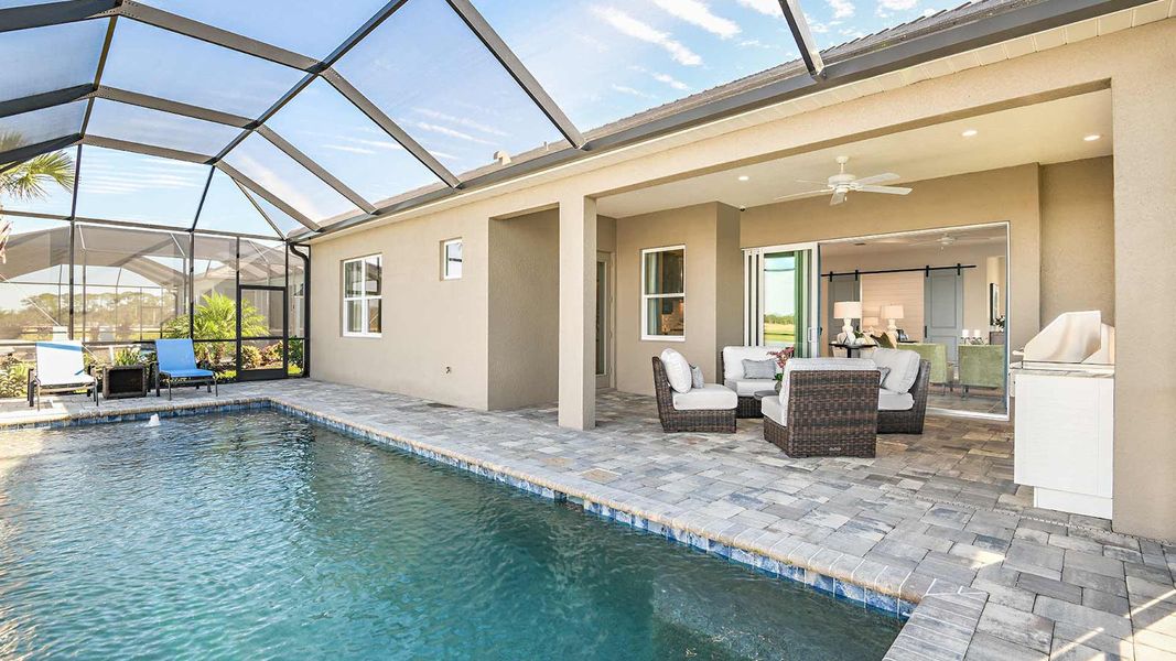 Exterior details and patio area of a home in Grand Park Real Estate and Homes for Sale in Sarasota, FL - Neal Communities, Sarasota (Image 26). Exterior details and patio area of a home in Grand Park Real Estate and Homes for Sale in Sarasota, FL - Neal Communities, Sarasota (Image 26).