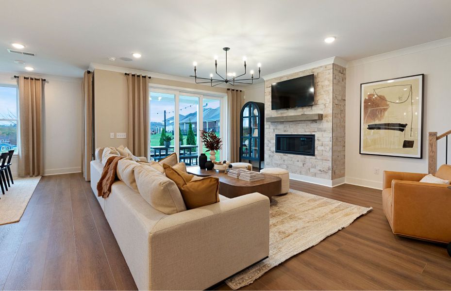 Representative furnished interior of a home built from the Valleybrook by Pulte Homes in Devonshire, Mount Juliet (Image 21).