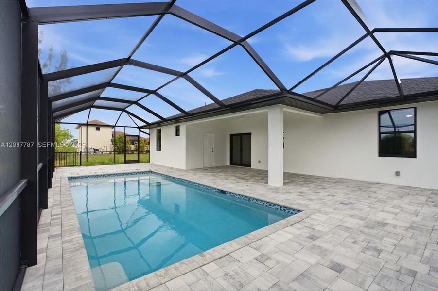 Exterior details and patio area of a home in , Cape Coral (Image 26). Exterior details and patio area of a home in , Cape Coral (Image 26).