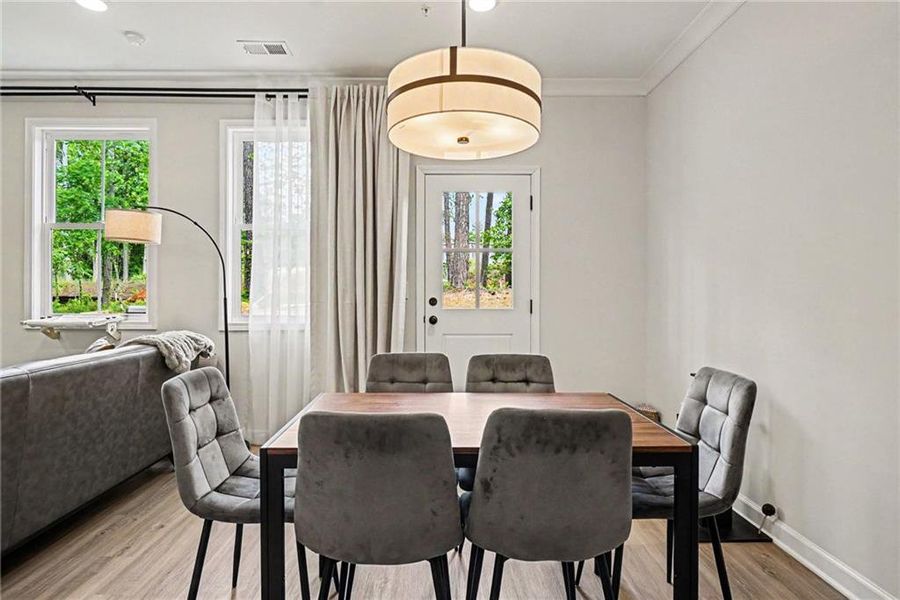 Furnished interior view inside a new home in Gates at Hamilton Grove, Marietta (Image 15).