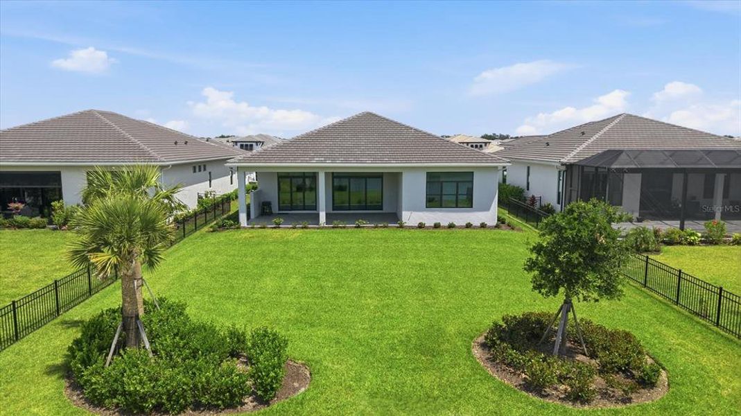 Exterior details and patio area of a home in , Sarasota (Image 31).