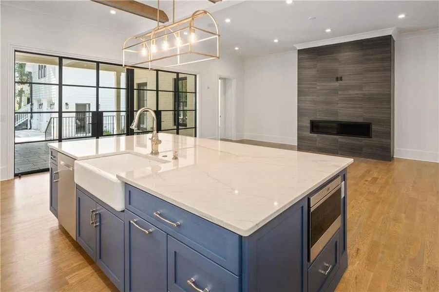 Furnished interior view inside a new home in , Marietta (Image 8).