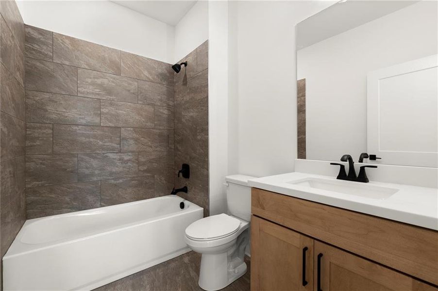 Furnished interior view inside a new home in , Alpharetta (Image 8).