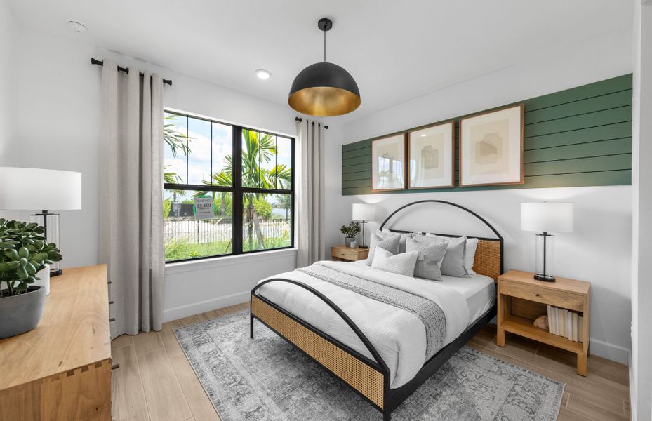 Furnished interior view inside a new home in Del Webb Naples, Immokalee (Image 10).