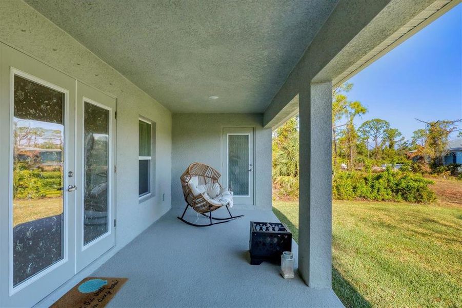 Exterior details and patio area of a home in , Port Charlotte (Image 27). Exterior details and patio area of a home in , Port Charlotte (Image 27).