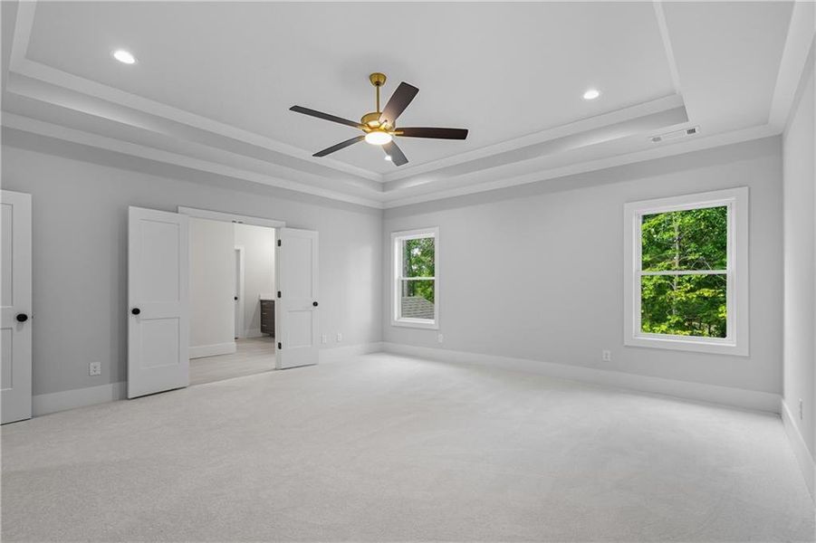 Spacious, unfurnished interior of a new home in , Canton (Image 34).