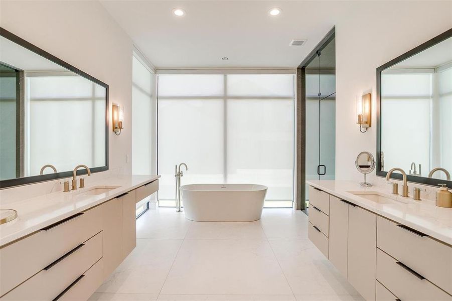 Furnished interior view inside a new home in Bella Crossing, Fort Worth (Image 18).