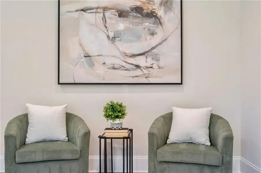 Furnished interior view inside a new home in , Atlanta (Image 11).