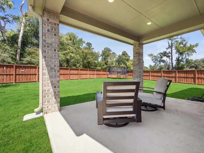 Enjoy private and serene moments with no back neighbors behind