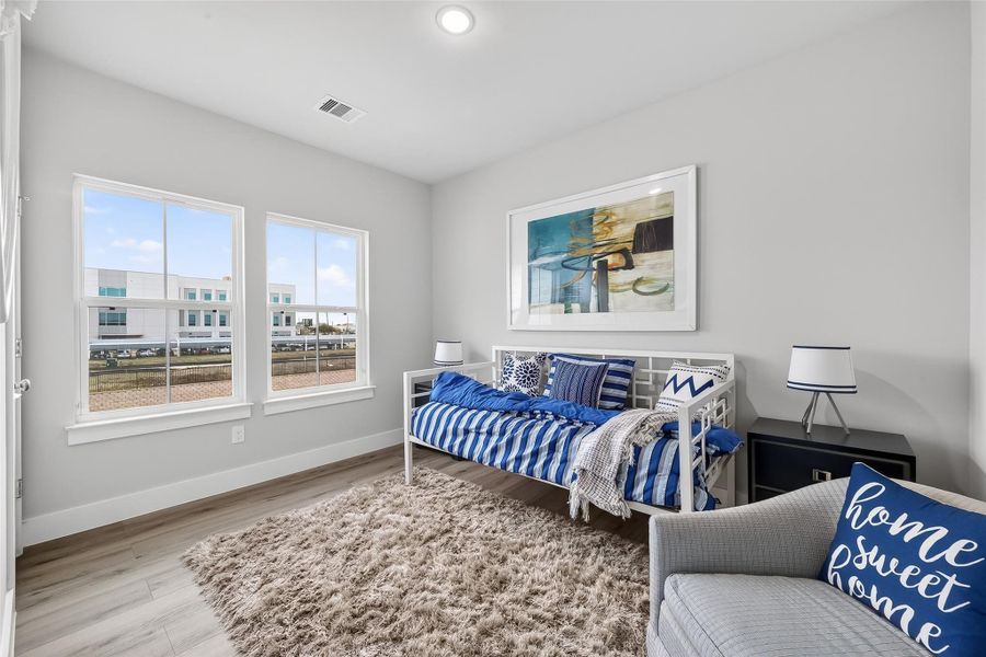 Furnished interior view inside a new home in Metro Village, Houston (Image 41).
