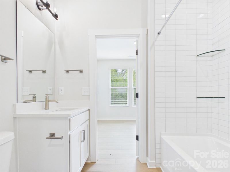 Furnished interior view inside a new home in , Charlotte (Image 11).