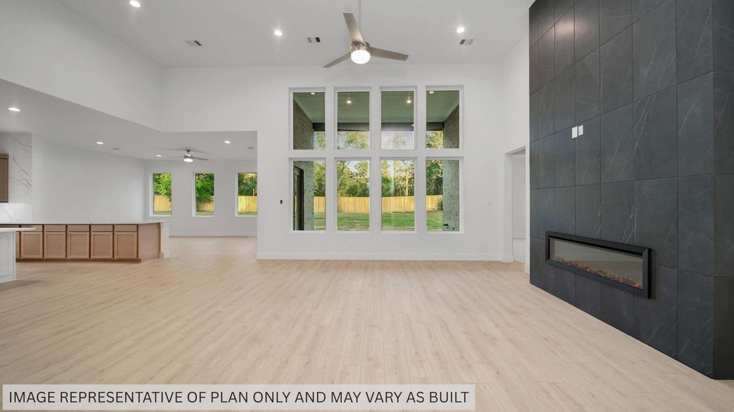 Representative unfurnished interior of a home built from the Portifino by D.R. Horton in Butlers Bend Estates, Pinehurst (Image 24).