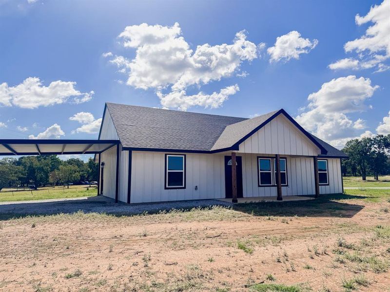 Exterior details and patio area of a home in , Springtown (Image 1). Exterior details and patio area of a home in , Springtown (Image 1).