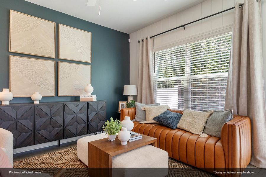 Furnished interior view inside a new home in Sloan Station, Charlotte (Image 4).