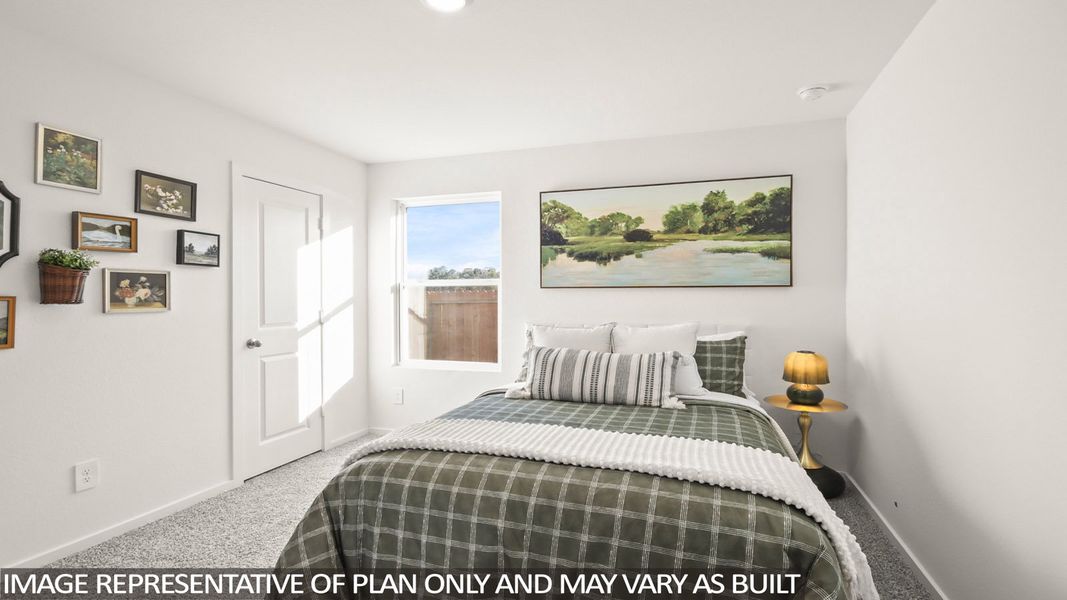 Furnished interior view inside a new home in New Waverly Station, New Waverly (Image 14).