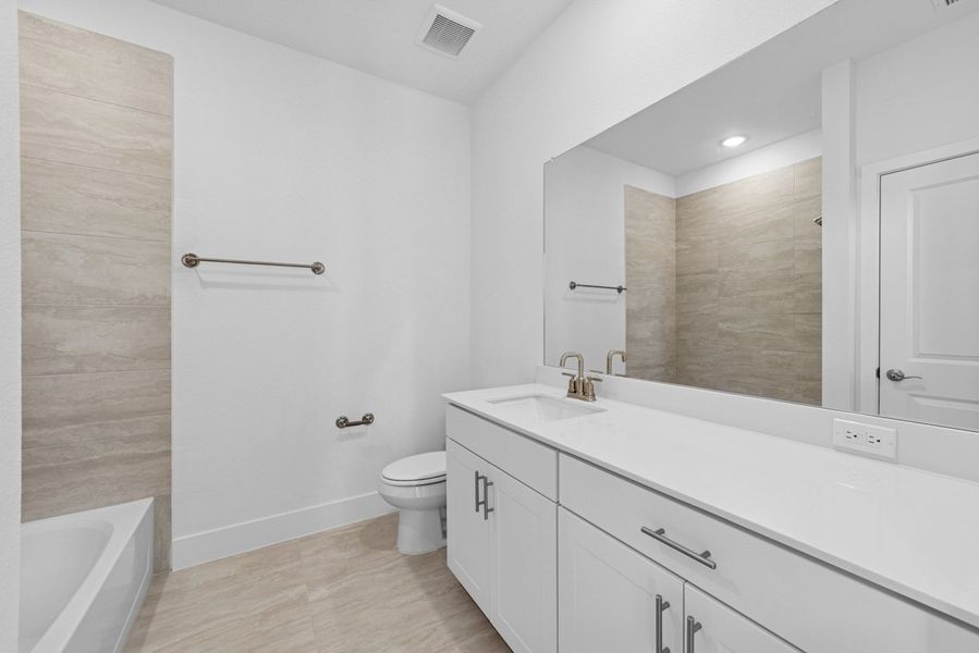 Representative furnished interior of a home built from the Adonia by Landon Homes in Fields - East Village, Frisco (Image 11). Representative furnished interior of a home built from the Adonia by Landon Homes in Fields - East Village, Frisco (Image 11).