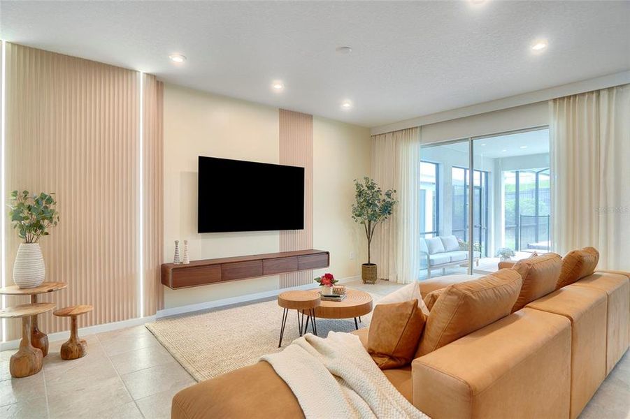 Furnished interior view inside a new home in Solara Resort, Kissimmee (Image 38).